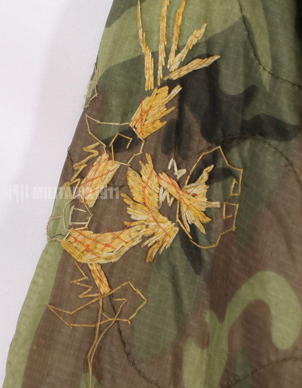 Real Vietnam Local Made Vietnam War Souvenir Souvenir Jacket 68-69