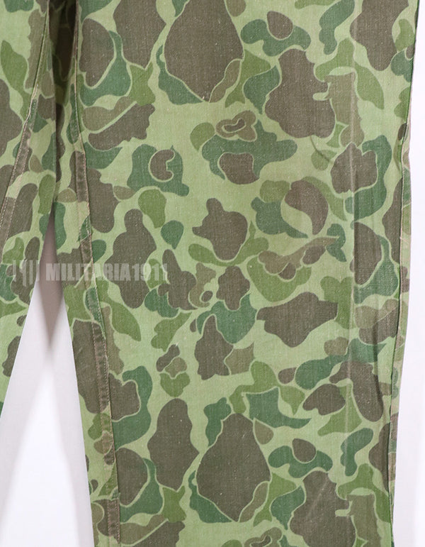 Real Frogskin Camouflage Dag Hunter Camouflage Pants with ERDL Fabric Modified Pockets Reversible