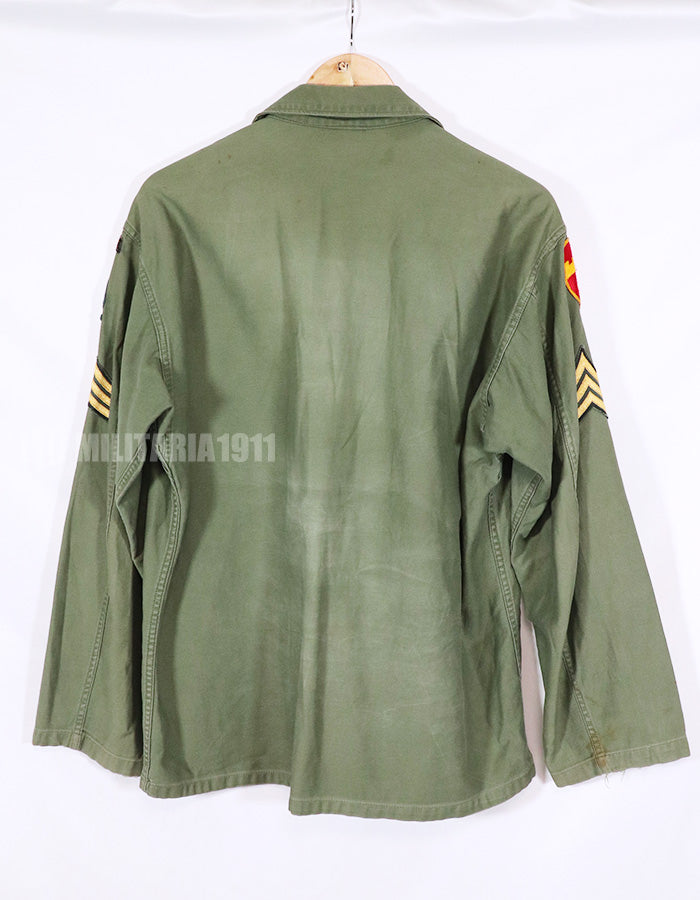 Real U.S. Army Utility Shirt with retrofit patch, used.