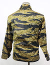 Real Gold Tiger Stripe Asian Cut Almost Unused Tiger Stripe Shirt