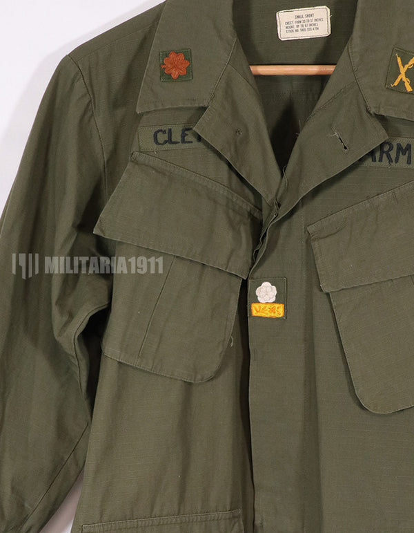 Real 1968 4th Model Jungle Fatigue Jacket with patch (retrofitted)