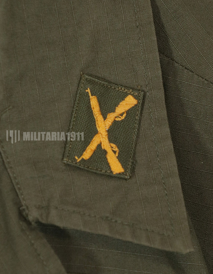 Real 1968 4th Model Jungle Fatigue Jacket with patch (retrofitted)