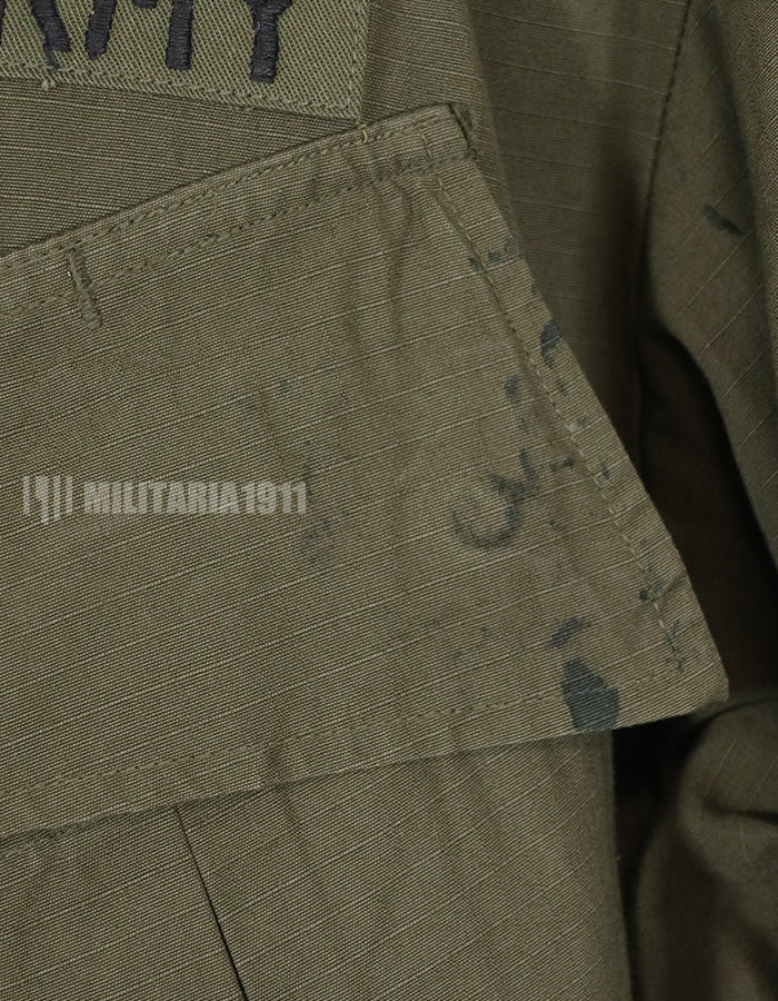 Real 1968 4th Model Jungle Fatigue Jacket with patch (retrofitted)