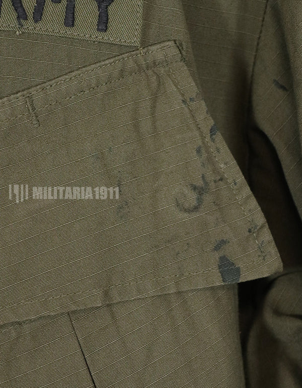 Real 1968 4th Model Jungle Fatigue Jacket with patch (retrofitted)