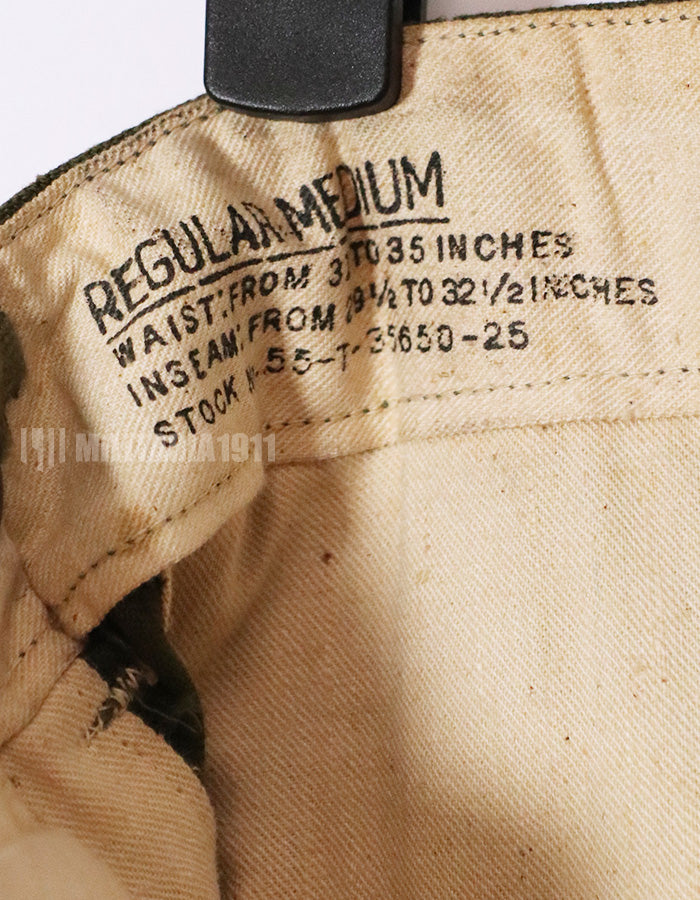 Real US Army M1951 Wool Field Pants M-R Used