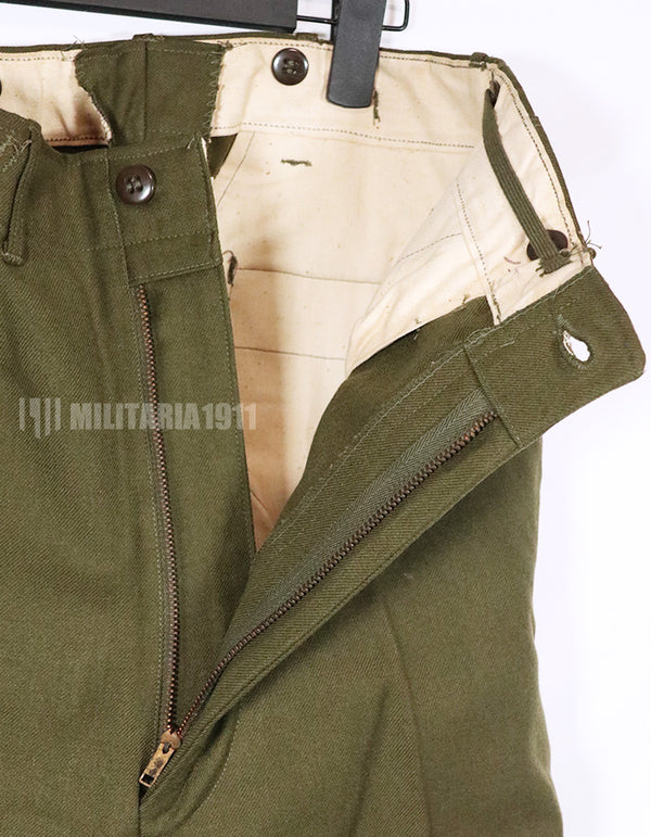 Real US Army M1951 Wool Field Pants S-R Used