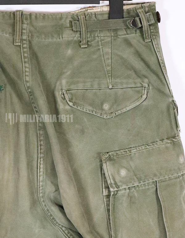 Real US Army M51 Cotton Field Pants Used Regular- Small