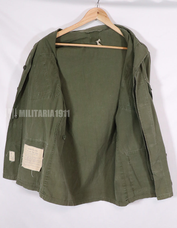 Real 1963 1st Model Jungle Fatigue Jacket, used, patch removed