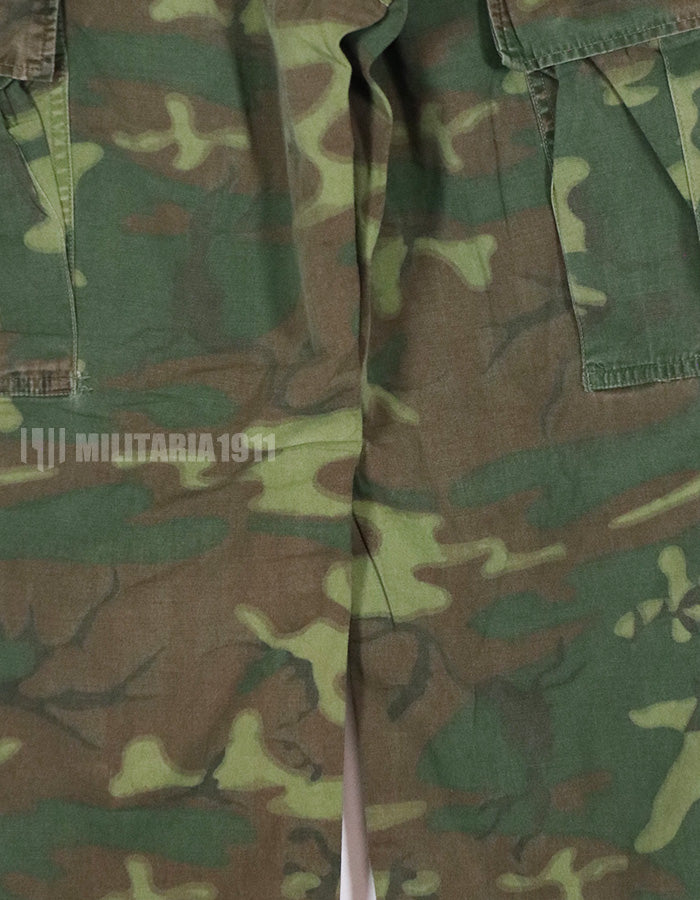 Real ERDL Poplin pants, non-rip, faded, damaged.