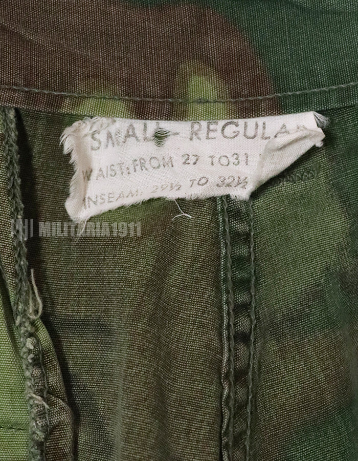 Real ERDL Poplin pants, non-rip, faded, damaged.