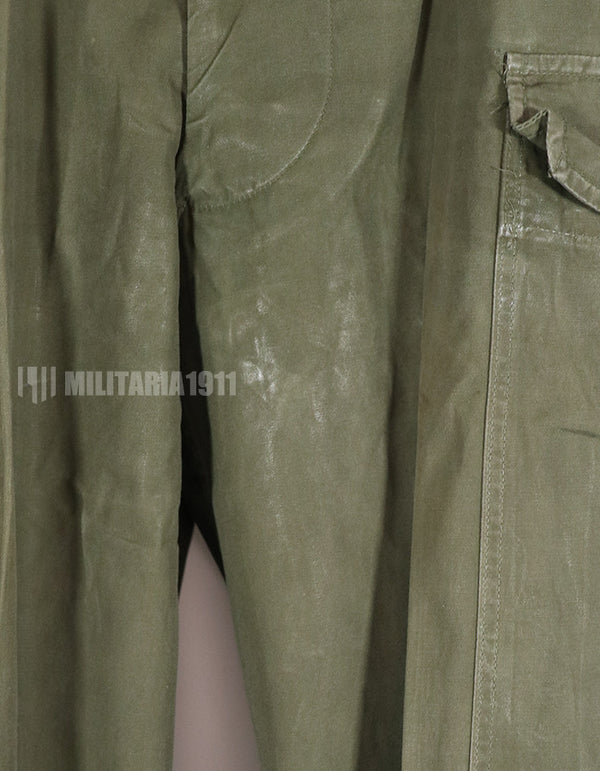 Real 1963 1st Model Jungle Fatigue Pants, long term storage, used.