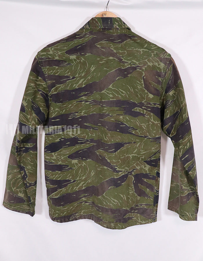 Real TO78 Okinawa Tiger TDD shirt, partially damaged, tiger stripe.