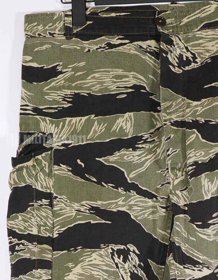 Real Okinawa Tiger Tiger Stripe Pants, used, repaired.