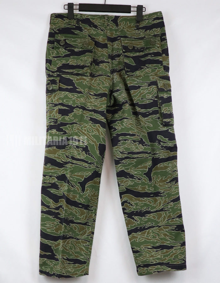 Replica Pineapple Army made Tiger Stripe Pants Zipper Fly Used