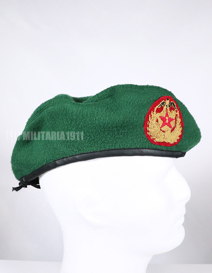 Replica South Vietnam Marine Corps Beret with Embroidered Cap Badge